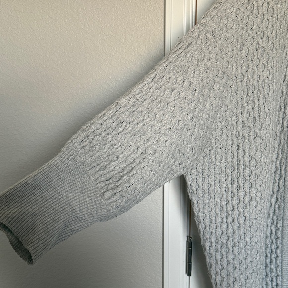 Universal Thread Light Gray Knit Cardigan, 3X - Picture 3 of 9